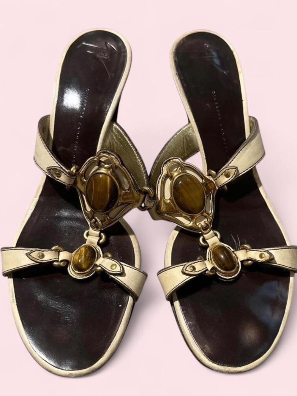 INSANE Giuseppe zanotti tigers eye heels